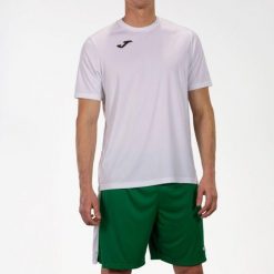 Koszulka do biegania męska Joma Combi. Białe koszulki sportowe męskie Joma, m, bez wzorów, bez kołnierzyka, bez ramiączek, do biegania. Za 39.99 zł.