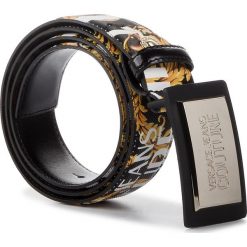 Pasek Damski VERSACE JEANS COUTURE - D8YUBF31 71171 M27. Czarne paski damskie Versace Jeans Couture, bez wzorów, z jeansu. Za 399.00 zł.