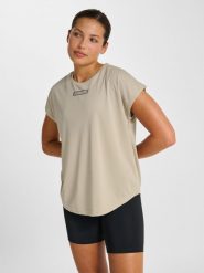 Koszulka damska Hummel TE Tola. Szare t-shirty damskie Hummel, xs, bez wzorów, z materiału, bez kołnierzyka. Za 137.50 zł.