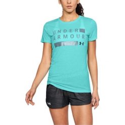 Under Armour Koszulka damska TBORNE TRAIN GRPH TWIST SSC niebieska r. M (1309894-425). T-shirty damskie marki Under Armour. Za 88.73 zł.