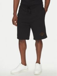 HUGO Szorty sportowe Damtus 50534953 Czarny Relaxed Fit. Czarne krótkie spodenki sportowe męskie Hugo, m, bez wzorów, z bawełny. Za 219.99 zł.