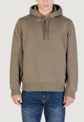 Bluza Mężczyzna NAPAPIJRI BALIS HOOD. Zielone bluzy męskie Napapijri, m, bez wzorów, z bawełny, z kapturem. Za 299.05 zł.