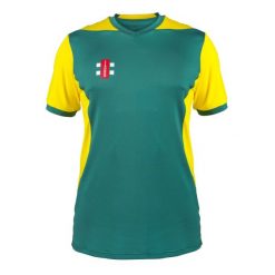Bluza z krótkim rękawem Gilbert T20. Zielone bluzy męskie GRAY-NICOLLS, l, bez wzorów, z materiału, bez kaptura. Za 215.50 zł.