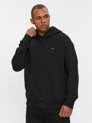 Calvin Klein Bluza K10K112748 Czarny Comfort Fit. Czarne bluzy męskie Calvin Klein, m, bez wzorów, z bawełny, bez kaptura. Za 519.99 zł.