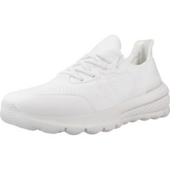 Tenisówki Geox Model D Spherica Actif Kolor Biały. Białe trampki i tenisówki damskie Geox, bez wzorów, z tkaniny, casualowe, bez zapięcia. Za 409.99 zł.