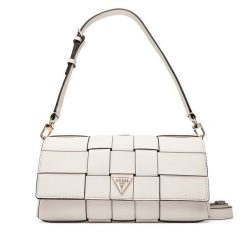 Torebka Guess. Białe torebki do ręki damskie Guess, z aplikacjami, klasyczne, bez dodatków. Za 419.99 zł.