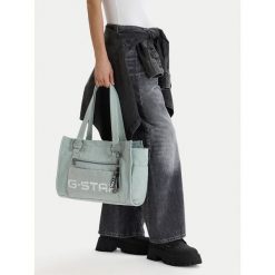Torebka G-Star Raw. Niebieskie torebki do ręki damskie G-Star Raw, bez wzorów, retro, bez dodatków. Za 199.99 zł.
