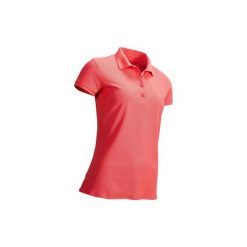 Koszulka polo do golfa damska. Niebieskie koszulki sportowe damskie INESIS, xs, bez wzorów, z elastanu, bez kołnierzyka, bez ramiączek, na golfa, climacool (adidas). Za 59.99 zł.