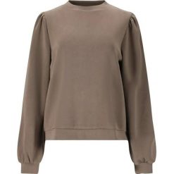 Bluza z rękawami balonowymi damska Athlecia Jillnana V2. Brązowe bluzy damskie Athlecia, bez wzorów, bez kaptura. Za 256.00 zł.