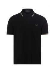 Fred Perry koszulka polo Mężczyźni Bawełna czarny, XXL. Czarne koszulki polo męskie Fred Perry, m, bez wzorów, z bawełny, klasyczne, bez ramiączek. Za 499.95 zł.