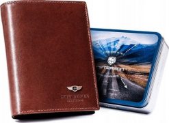 Peterson Elegancki portfel męski ze skóry naturalnej Peterson NoSize. Portfele męskie Peterson, bez wzorów, ze skóry. Za 181.93 zł.
