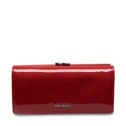 Portfel GINO ROSSI. Czerwone portfele damskie Gino Rossi, bez wzorów. Za 199.99 zł.