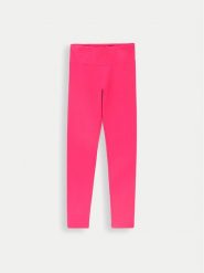 Coccodrillo Legginsy ZC4122108VGA Różowy Slim Fit. Czerwone legginsy dla dziewczynek COCCODRILLO, bez wzorów, z bawełny. Za 39.99 zł.