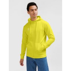 Bluza dresowa z kapturem Hummel Go 2.0. Żółte bluzy męskie Hummel, bez wzorów, z dresówki, z kapturem. Za 254.50 zł.
