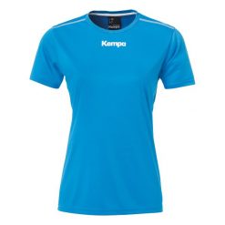 Koszulka damska Kempa Poly. Niebieskie t-shirty damskie Kempa, m, bez wzorów, z materiału, bez kołnierzyka. Za 107.50 zł.