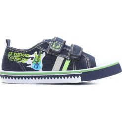 Granatowe Trampki Guitarist. Niebieskie buty sportowe chłopięce Born2be, z materiału. Za 39.99 zł.