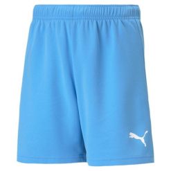 Spodenki piłkarskie dla dzieci Puma teamRISE Short Jr. Białe szorty dla chłopców Puma, bez wzorów, sportowe. Za 60.00 zł.