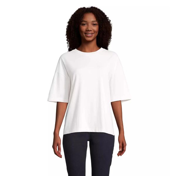 Koszulka damska Sol's Boxy. Niebieskie t-shirty damskie SOL'S, s, bez wzorów, z bawełny, bez kołnierzyka. Za 77.60 zł.