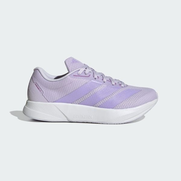 Buty do biegania Duramo RC2. Fioletowe obuwie sportowe damskie Adidas, bez wzorów, z gumy, do biegania. Za 175.20 zł.