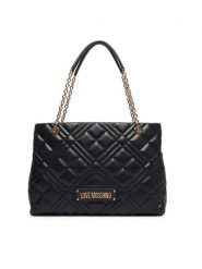 LOVE MOSCHINO Torebka JC4145PP1PLA0000 Czarny. Czarne torebki do ręki damskie Love Moschino, bez wzorów, ze skóry, bez dodatków. Za 1,009.00 zł.