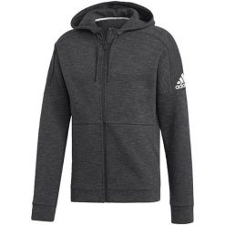 ID Stadium FZ Bluza 135. Czarne bluzy męskie Adidas, s, bez wzorów, z puchu, sportowe, bez kaptura. Za 276.40 zł.