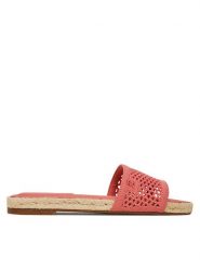 Tommy Hilfiger Espadryle Knit Mesh Espadrille Flat Sandal FW0FW08744 Koralowy. Pomarańczowe espadryle damskie Tommy Hilfiger, bez wzorów, z materiału, bez obcasa, bez zapięcia. Za 289.99 zł.