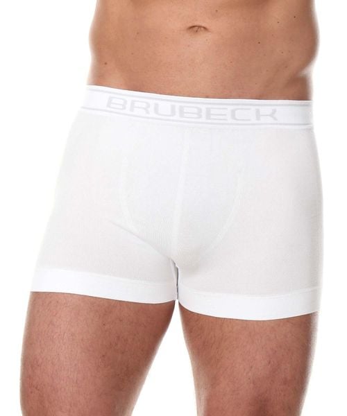 Bokserki męskie bawełniane Brubeck classic COMFORT COTTON. Białe bokserki męskie Brubeck, m, bez wzorów, z bawełny. Za 41.99 zł.