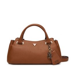 Torebka Guess. Brązowe torebki do ręki damskie Guess, z aplikacjami, klasyczne, bez dodatków. Za 679.99 zł.