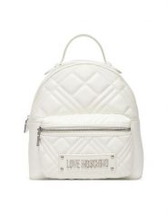 LOVE MOSCHINO Plecak JC4148PP0MLA0100 Biały. Białe plecaki damskie Love Moschino, bez wzorów, ze skóry. Za 819.99 zł.