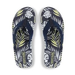 Japonki basenowe męskie Regatta Rico. Niebieskie klapki męskie Regatta, bez wzorów. Za 62.00 zł.