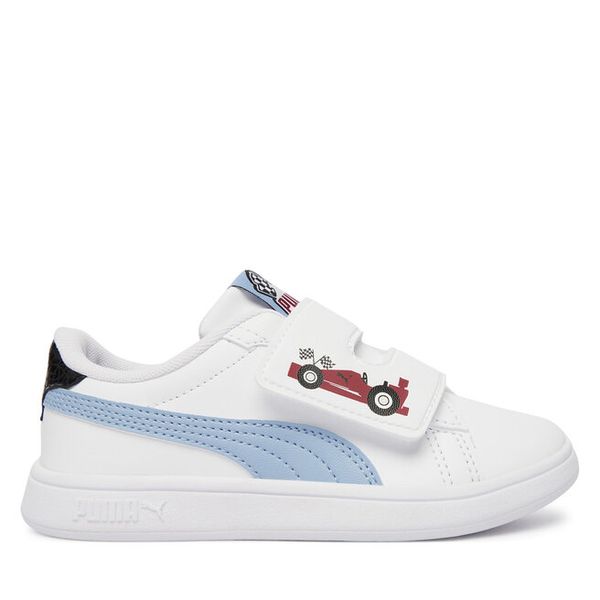 Sneakersy Puma. Białe trampki i tenisówki chłopięce Puma, bez wzorów, bez zapięcia. Za 179.99 zł.