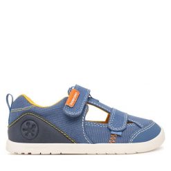 Półbuty Biomecanics. Niebieskie półbuty chłopięce Biomecanics, bez wzorów, bez zapięcia. Za 209.99 zł.