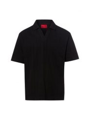 HUGO koszulka polo - Dalibo Mężczyźni Bawełna czarny, S. Czarne koszulki polo męskie Hugo, m, bez wzorów, z bawełny, bez ramiączek. Za 399.95 zł.