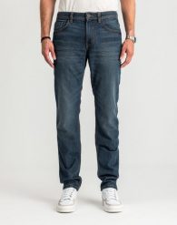 Męskie Spodnie Jeansowe Tom Tailor Marvin Mid Stone Wash Proste 1007858 10281. Niebieskie spodnie materiałowe męskie Tom Tailor, l, bez wzorów, z bawełny, klasyczne. W wyprzedaży za 119.99 zł.