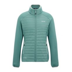 Damska Kurtka Hybrydowa Clumber. Zielone kurtki damskie Regatta, bez wzorów, bez kaptura, trekkingowe. Za 207.99 zł.