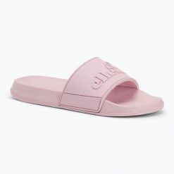 Klapki damskie Ellesse Eric. Czerwone klapki damskie Ellesse, bez wzorów, z materiału, sportowe, bez obcasa. Za 39.99 zł.