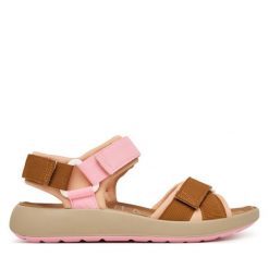 Sandały Primigi. Brązowe sandały dziewczęce Primigi, bez zapięcia. Za 249.99 zł.