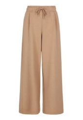 Beżowe, luźne spodnie dresowe N-MOCK. Brązowe spodnie dresowe damskie Volcano, s, bez wzorów, z dresówki. Za 149.99 zł.