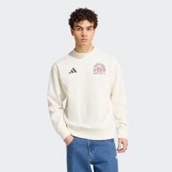 BLUZA MERCEDES – AMG PETRONAS FORMULA 1 TEAM SILVER ARROWS 1955. Białe bluzy męskie Adidas, xl, bez wzorów, z bawełny, bez kaptura. Za 399.00 zł.