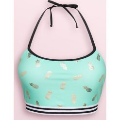 Komplet bikini z topem - Niebieski. Bikini damskie marki Cropp. Za 59.99 zł.