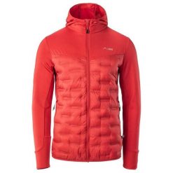 Męska Ocieplana Kurtka Elim PrimaLoft. Czerwone kurtki sportowe męskie ELBRUS, m, bez wzorów, z puchu, trekkingowe, primaloft. Za 368.99 zł.