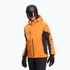 Kurtka narciarska męska Dainese Etra Aerosense Dry Core Ready. Brązowe kurtki snowboardowe męskie Dainese, l, bez wzorów, z materiału, bez kaptura, narciarskie. Za 1,299.00 zł.