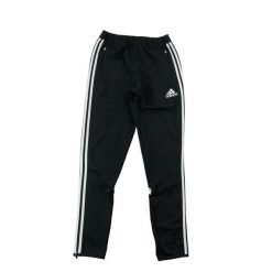 Second life - Spodnie dresowe męskie Tiro 13 Training Pant - Jak nowy. Czarne spodnie sportowe męskie Adidas, m, bez wzorów, z dresówki, do biegania. Za 106.46 zł.