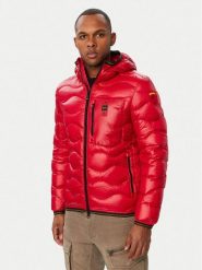 Blauer Kurtka puchowa Wave 26WBLUC03064 Czerwony ciemny Regular Fit. Czerwone kurtki męskie Blauer, m, bez wzorów, z puchu, bez kaptura. Za 1,849.00 zł.