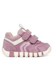 Geox Sneakersy B Iupidoo Girl B3558C 05422 C8023 Fioletowy. Fioletowe buty sportowe dziewczęce Geox, bez wzorów, ze skóry, bez zapięcia. Za 269.99 zł.