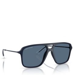 Okulary przeciwsłoneczne Armani Exchange. Niebieskie okulary przeciwsłoneczne męskie Armani Exchange. Za 329.99 zł.