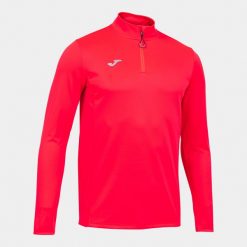 Bluza do biegania męska Joma Running night. Czerwone bluzy męskie Joma, m, bez wzorów, bez kaptura, do biegania. Za 99.99 zł.