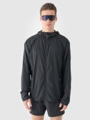 4F Kurtka do biegania Ultralight męska - szara L. Szare kurtki męskie 4f, l, bez wzorów, z materiału, do biegania. Za 299.99 zł.