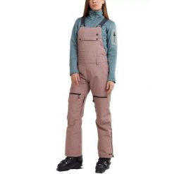 Damskie spodnie narciarskie Fundango Sakura Bib. Czerwone spodnie materiałowe damskie Fundango, m, bez wzorów, narciarskie. Za 599.90 zł.