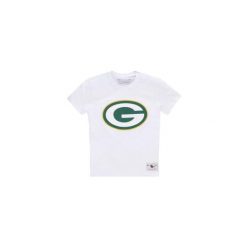 Koszulka do futbolu amerykańskiego męska Mitchell Ness NFL Green Bay Pacers. Białe koszulki sportowe męskie Mitchell & Ness, m, bez wzorów, z bawełny, bez kołnierzyka, bez ramiączek, do piłki nożnej. Za 129.00 zł.